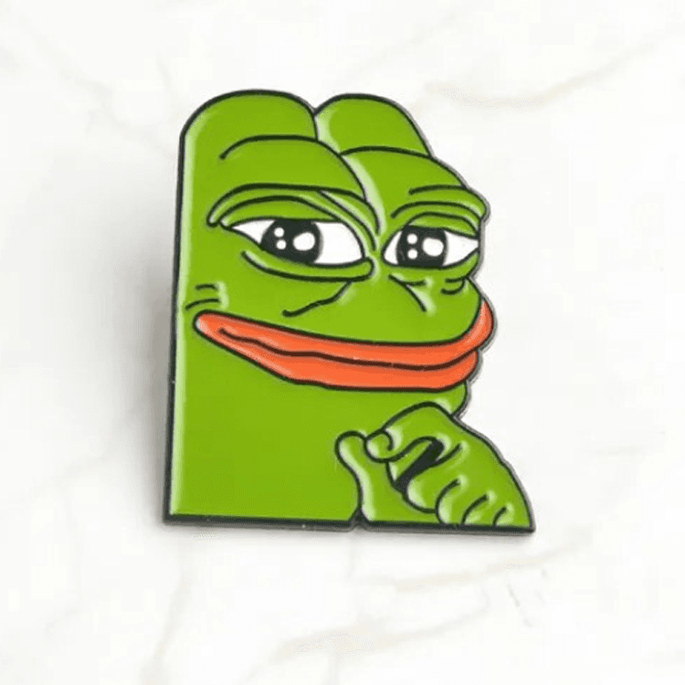 Pepe The Frog - Meme Pin – BasedDrip.com | The Internet's Most Based Drip