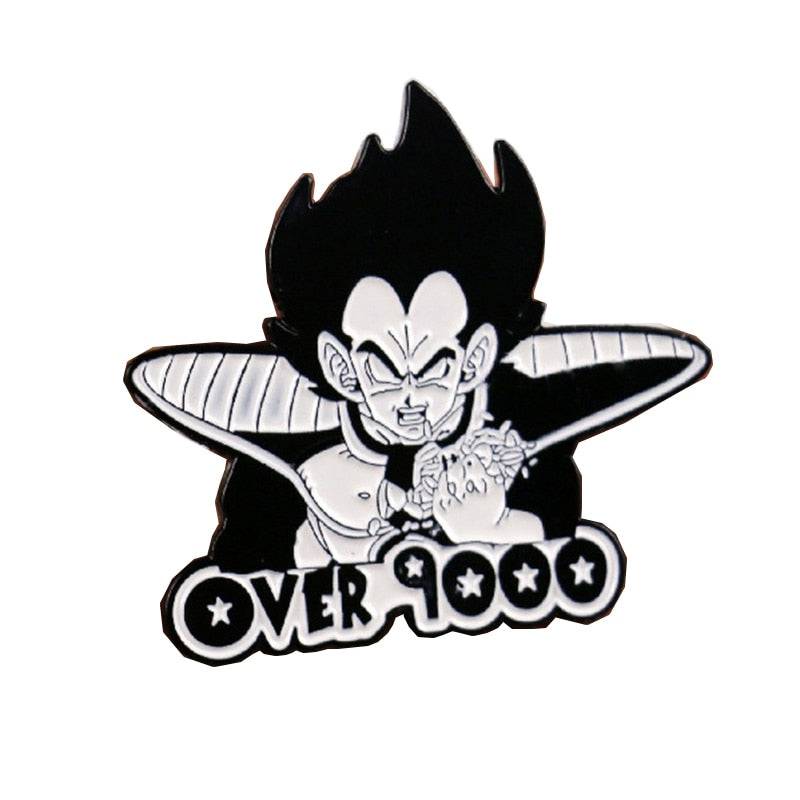 Over 9000!!! Meme Pin [Dragon Ball Z]