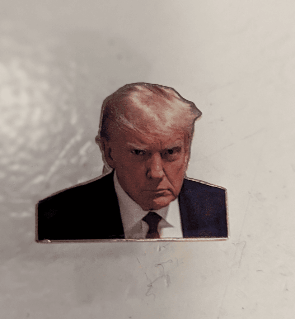 President Donald Trump - Mugshot Pin